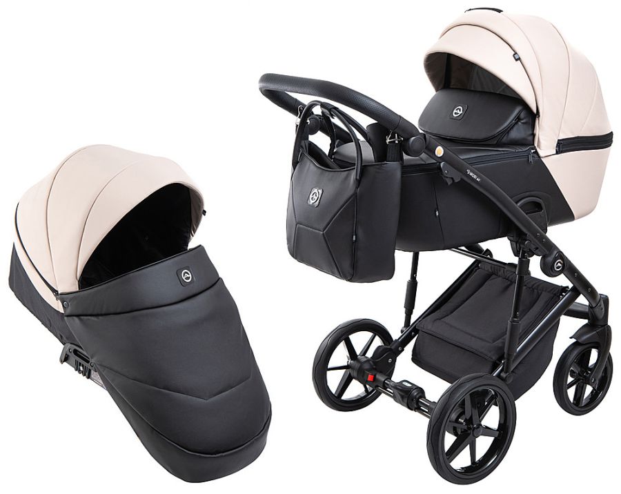 Коляска 2 в 1 Adamex Mobi Air (Thermo) ECO кожа 100% SD-35