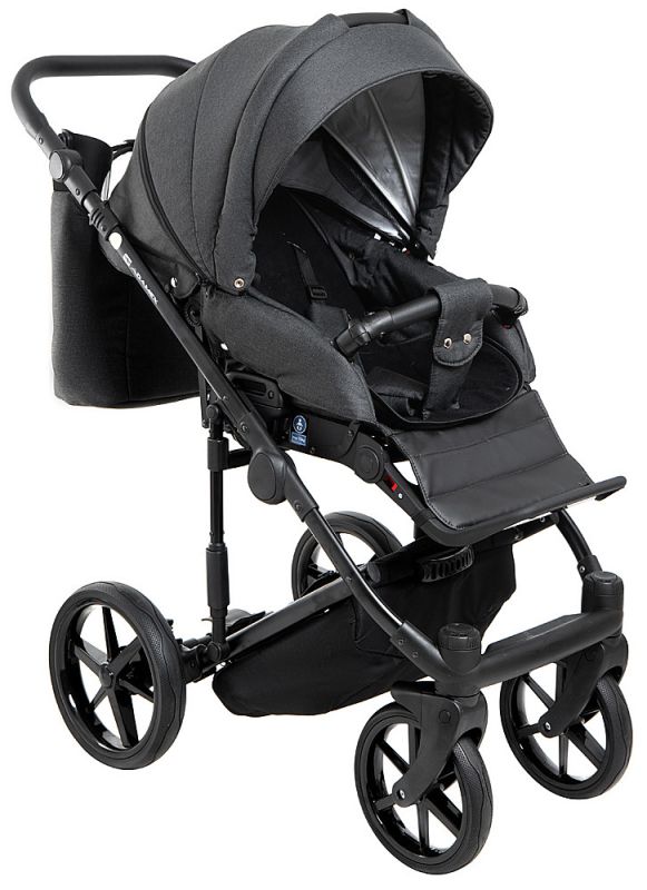 Коляска 2 в 1 Adamex Porto Light Tip TK-79 чорний