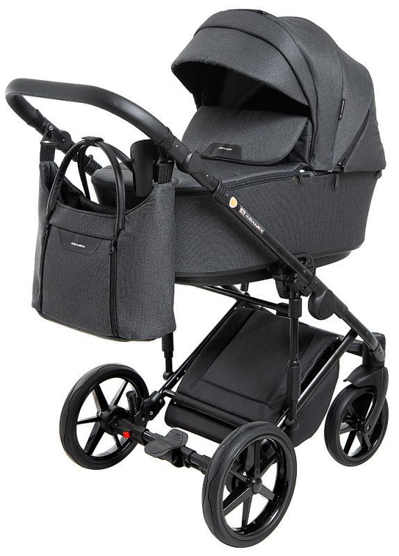 Коляска 2 в 1 Adamex Porto Light Tip TK-79 чорний