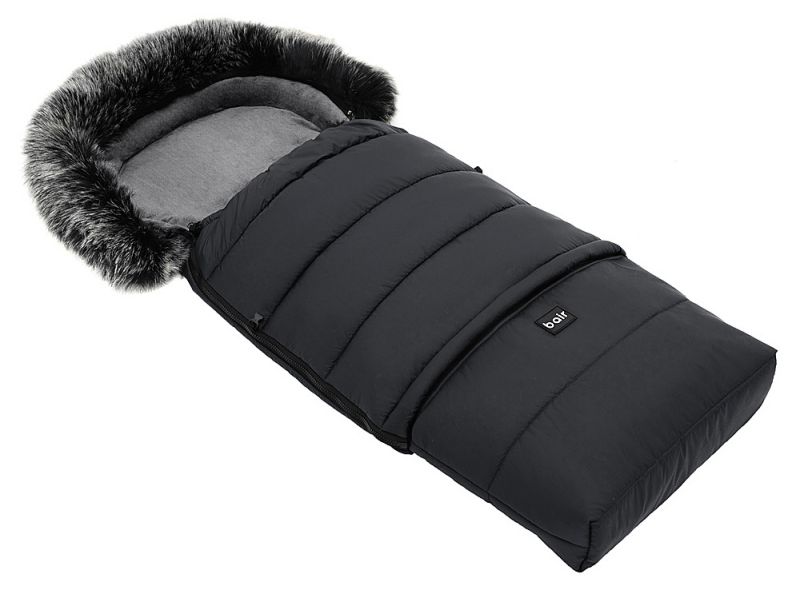 Зимовий конверт Bair Arctic з подовженням  чорний (black noire)