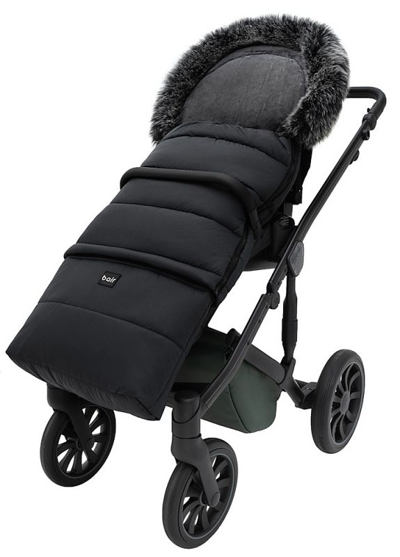 Зимовий конверт Bair Arctic з подовженням  чорний (black noire)