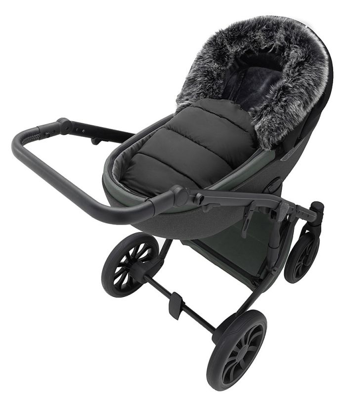 Зимовий конверт Bair Arctic з подовженням  чорний (black noire)