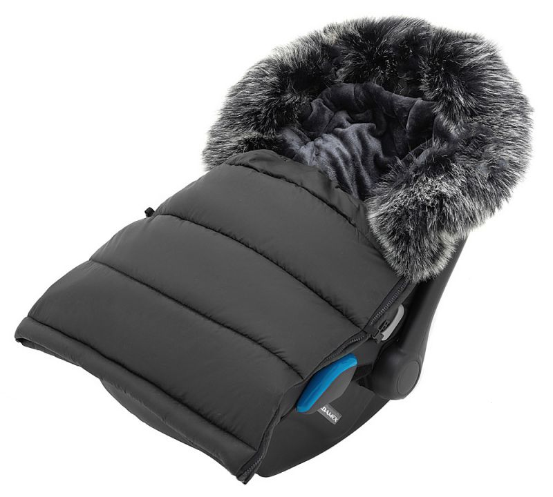 Зимовий конверт Bair Arctic з подовженням  чорний (black noire)