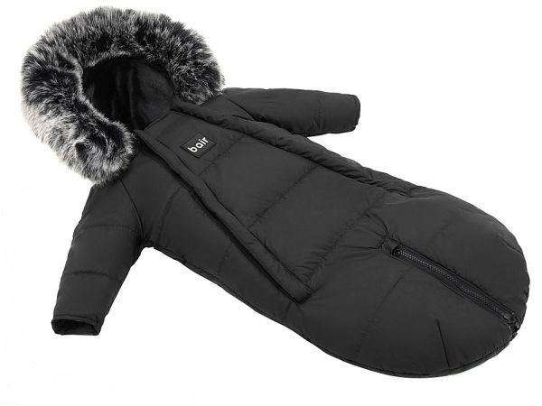 Зимовий конверт Bair North premium  чорний (black noire)