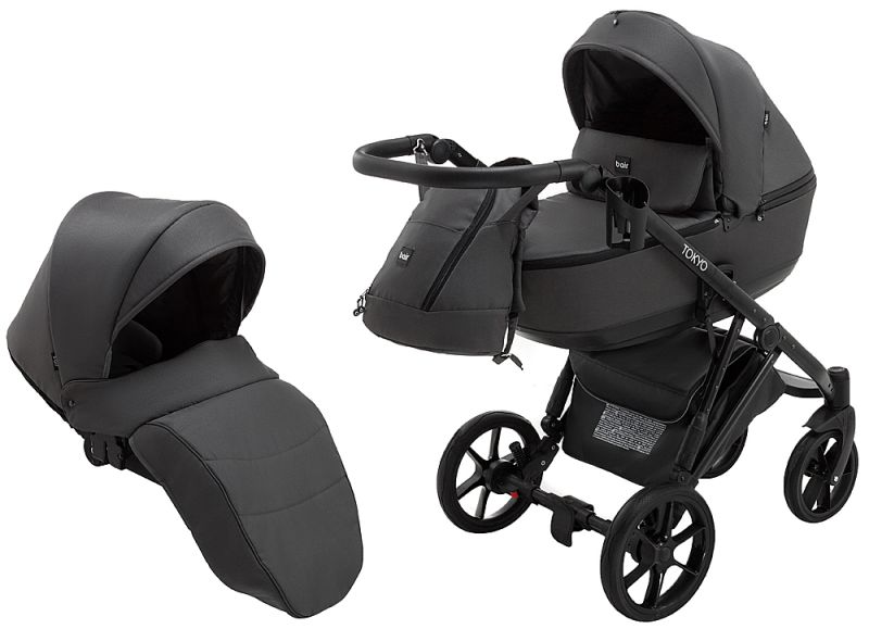 Коляска 2 в 1 Bair Tokyo Soft 37 графит