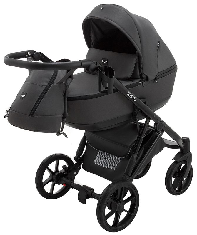 Коляска 2 в 1 Bair Tokyo Soft 37 графит