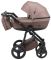 Коляска 2 в 1 Bair Play Plus Soft BPS-857 бежевий - капучино (шкіра)