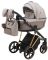 Коляска 2 в 1 Adamex Belissa ECO кожа 100% SA-4 темно-серый