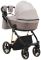 Коляска 2 в 1 Adamex Belissa ECO кожа 100% SA-4 темно-серый