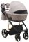 Коляска 2 в 1 Adamex Belissa ECO кожа 100% SA-4 темно-серый