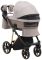 Коляска 2 в 1 Adamex Belissa ECO кожа 100% SA-4 темно-серый