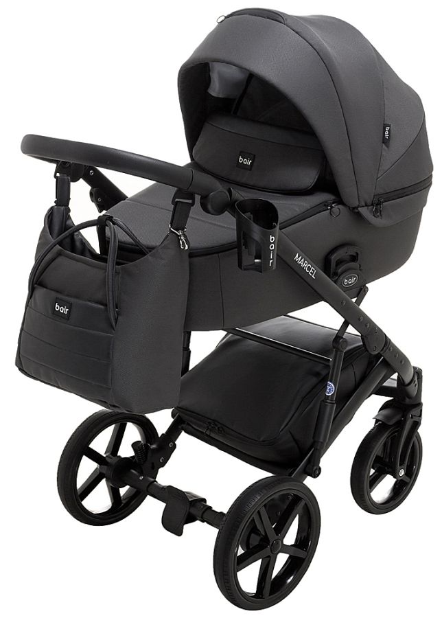 Коляска 2 в 1 Bair Marcel Soft BM-219 графит
