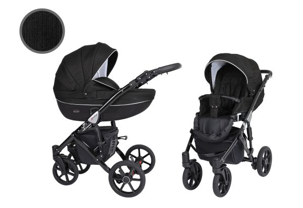 Коляска универсальная 2 в 1 Kunert Mila 04 Black