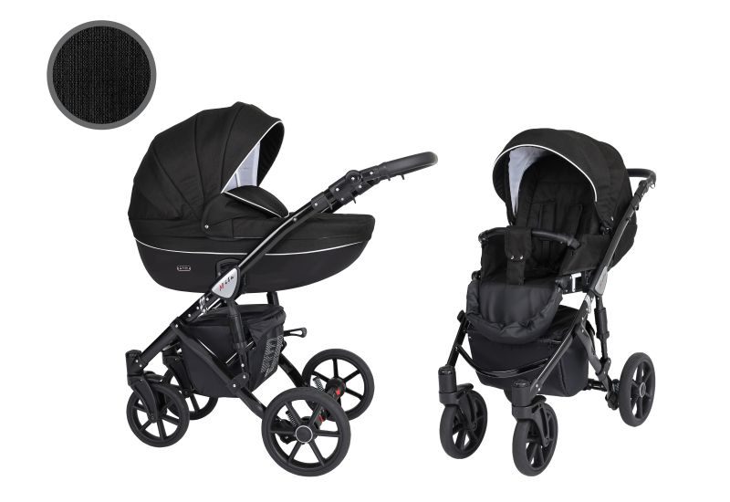 Коляска универсальная 2 в 1 Kunert Mila 04 Black