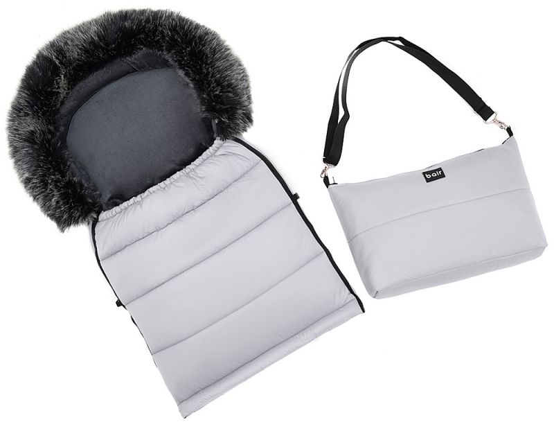 Зимовий конверт Bair Arctic з подовженням  сірий (owl grey)