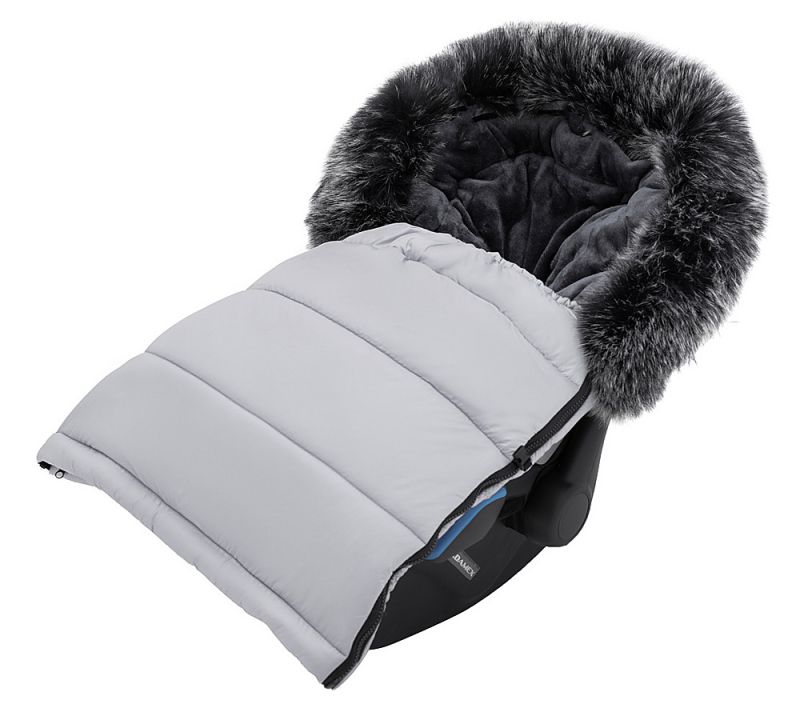 Зимовий конверт Bair Arctic з подовженням  сірий (owl grey)