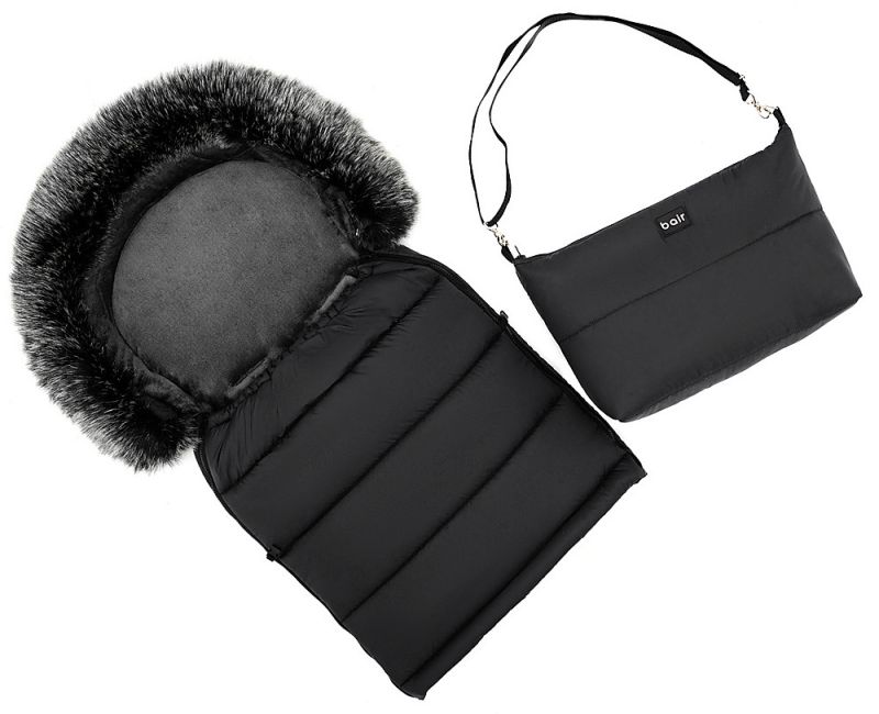 Зимовий конверт Bair Arctic з подовженням  чорний (black noire)