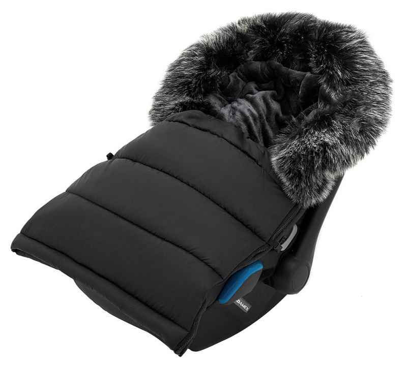 Зимовий конверт Bair Arctic з подовженням  чорний (black noire)