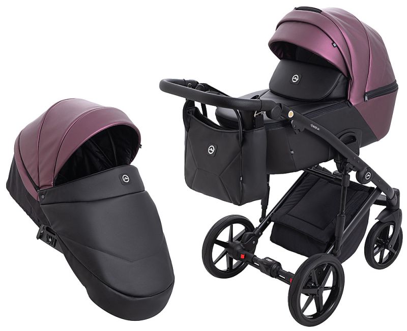 Коляска 2 в 1 Adamex Mobi Air (Thermo) ECO шкіра 100% SD-34