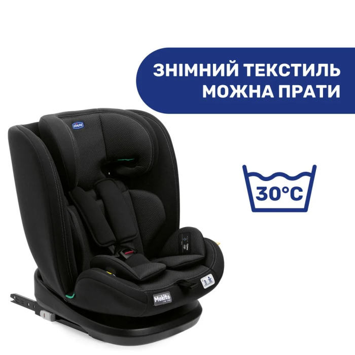 Автокресло Chicco Mokita i-Size, группа 1/2/3 Classic Black