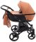 Коляска 2 в 1 Bair City кожа 100% 38 карамель-черный Коляска 2 в 1 Bair City кожа 100% 38 карамель-черный