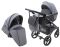 Коляска 2 в 1 Bair City Soft 218 серый - черная кожа
