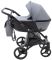 Коляска 2 в 1 Bair City Soft 218 серый - черная кожа
