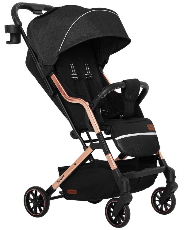 Коляска прогулянкова CARRELLO Smart CRL-5504 Night Black + дощовик S/1/