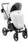 Коляска 2 в 1 Bair City кожа 100% 80 белый