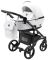 Коляска 2 в 1 Bair City кожа 100% 80 белый