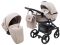 Коляска 2 в 1 Bair City кожа 100% 78 латте
