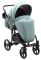 Коляска 2 в 1 Bair City кожа 100% 79 нефрит