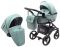 Коляска 2 в 1 Bair City кожа 100% 79 нефрит