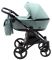Коляска 2 в 1 Bair City кожа 100% 79 нефрит