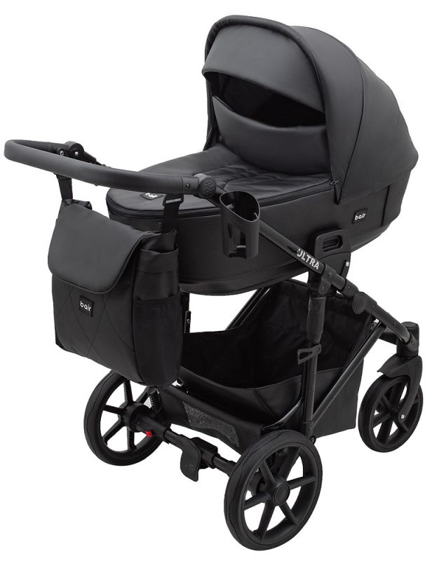 Коляска 2 в 1 Bair Ultra ECO U-36 черный