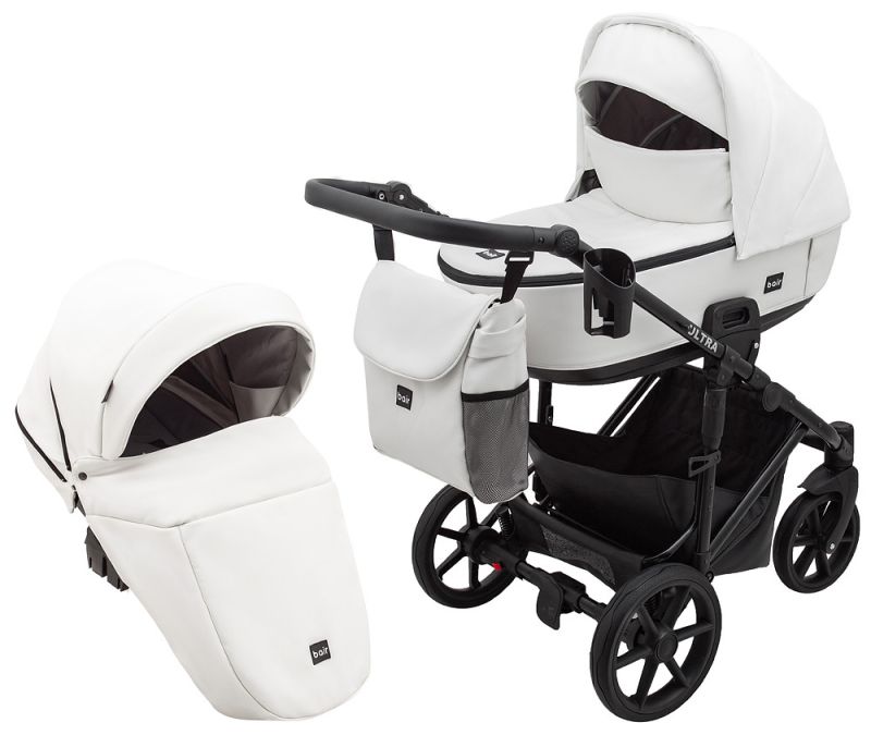 Коляска 2 в 1 Bair Ultra ECO U-75 слоновая кость
