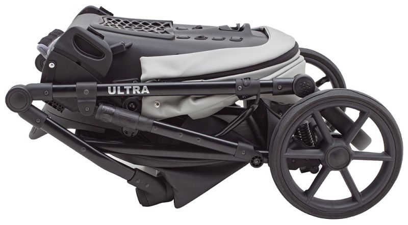 Коляска 2 в 1 Bair Ultra ECO U-45 светло-серый