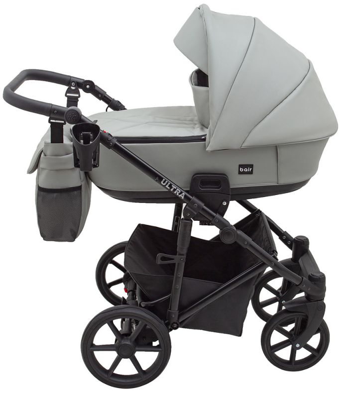 Коляска 2 в 1 Bair Ultra ECO U-45 светло-серый