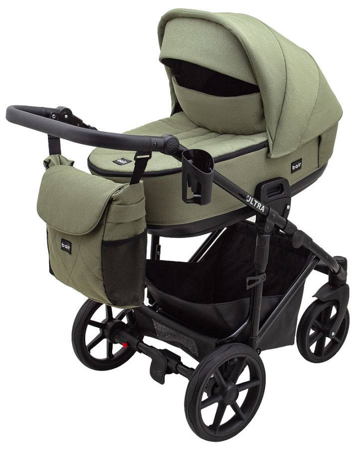 Коляска 2 в 1 Bair Ultra Soft U-816 оливковий