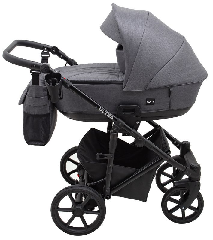 Коляска 2 в 1 Bair Ultra Soft U-219 графит