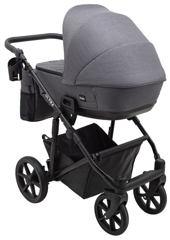 Коляска 2 в 1 Bair Ultra Soft U-219 графит
