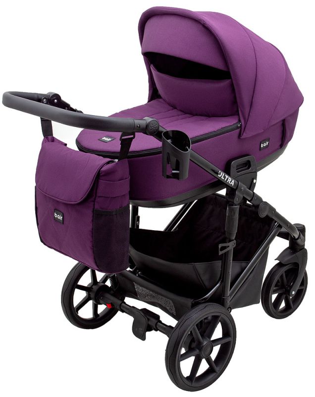 Коляска 2 в 1 Bair Ultra Soft U-817 фиолетовый