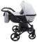 Коляска 2 в 1 Bair City Soft 10 серый / черный