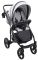 Коляска 2 в 1 Bair City Soft 10 серый / черный