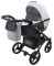Коляска 2 в 1 Bair City Soft 10 серый / черный