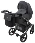Коляска 2 в 1 Bair City Soft 452 черный