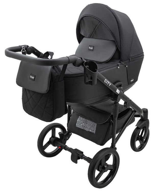 Коляска 2 в 1 Bair City Soft 452 черный Коляска 2 в 1 Bair City Soft 452 черный