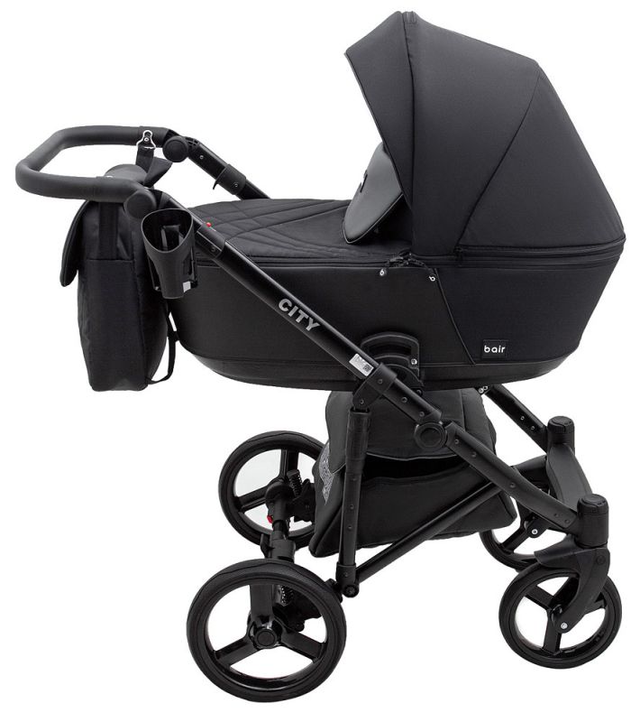 Коляска 2 в 1 Bair City Soft 452 черный