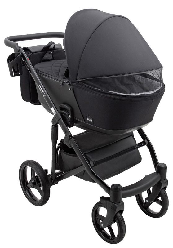Коляска 2 в 1 Bair City Soft 452 черный