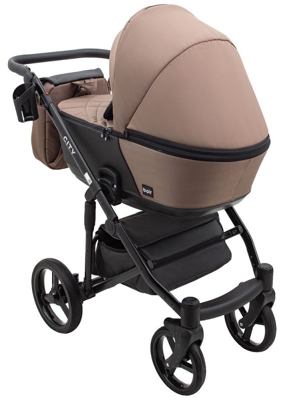 Коляска 2 в 1 Bair City Soft 273 капучино / черный